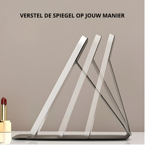 Notebook | Opvouwbare LED make-up spiegel met instelbaar licht