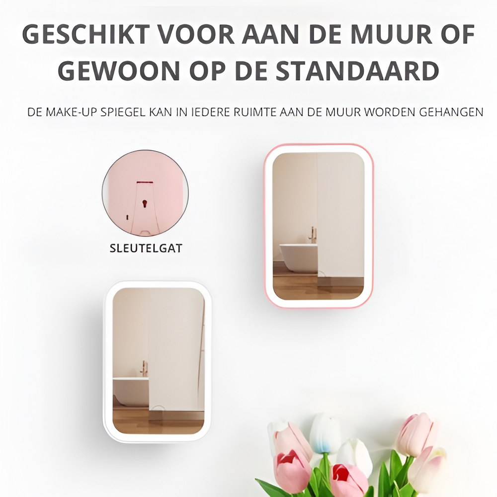 Beautyscreen | Make-up spiegel met instelbaar LED licht