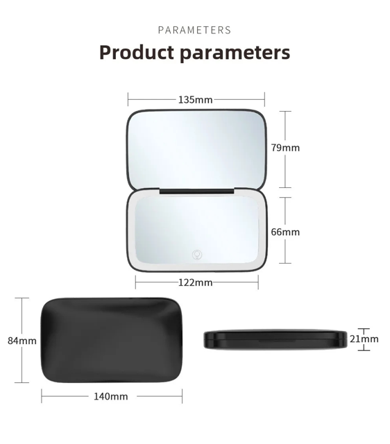 Business | Make-up spiegel met dimbaar licht