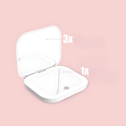 Deens ovaal | Make-up spiegel met LED verlichting